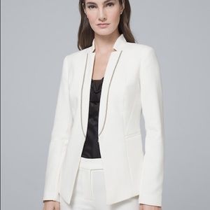 Sleek White Blazer